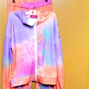 Multicolor Track Suit